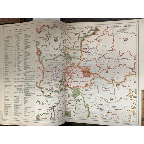 414 - A bound volume of Country Life July -December 1904; together with Bacon's Atlas of London and Suburb... 