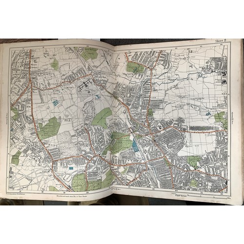 414 - A bound volume of Country Life July -December 1904; together with Bacon's Atlas of London and Suburb... 