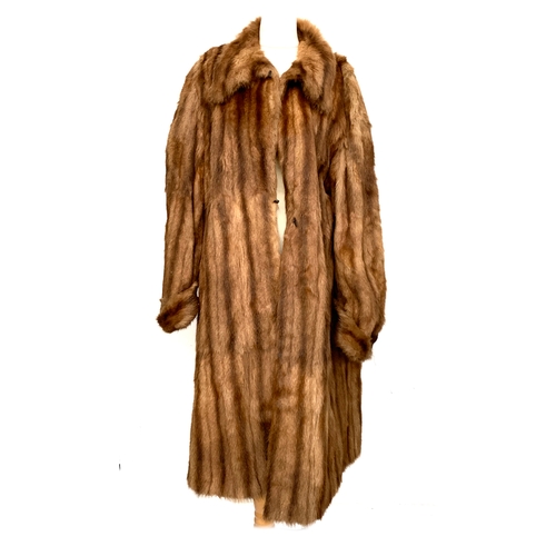 941 - A 'National Fur Company' mink coat with shawl collar; Debeuhaur Freebody London fur coat; together w... 