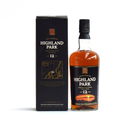 306 - Highland Park 12 Year Old (70cl, 40%), boxed