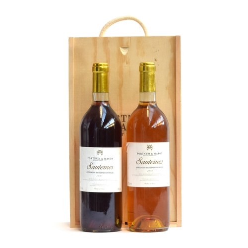 280 - Fortnum & Mason Sauternes, Chateau Briatte, 1992 and 1990 (75cl/14%), 2 bottles in wooden box