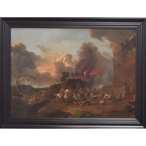 356 - Jan van Huchtenburgh (Haarlem 1647-1733 Amsterdam) A battle scene, oil on canvas, 85 x 118cm
unsigne... 