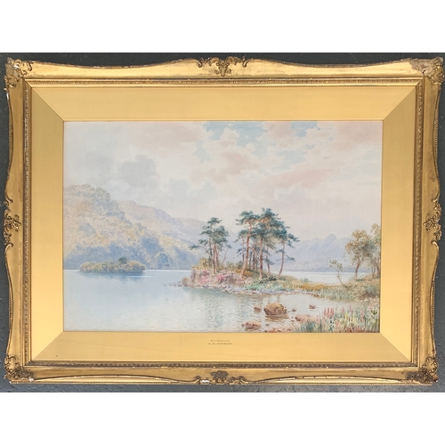 324 - Henry Bowser Wimbush (1858-1943, British), 'Windermere', watercolour, signed lr.rt., 41 x 61cm