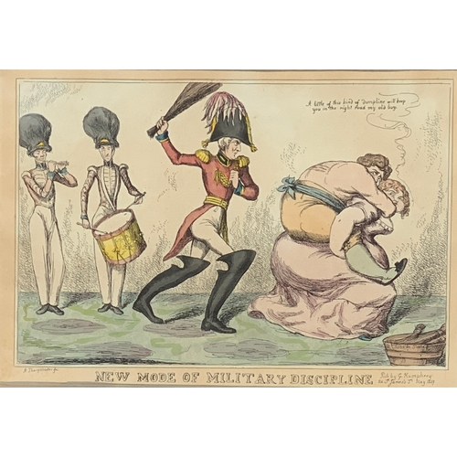 347 - A collection of nine early 19th century hand coloured political cartoons published by Thomas McLean ... 