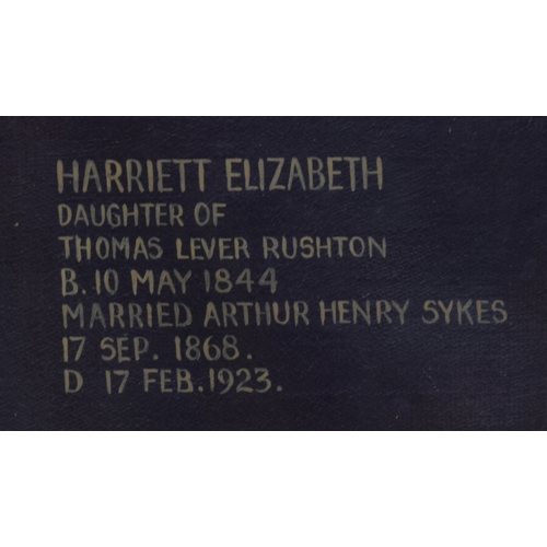 363 - Herman Gustave Herkomer (1863-1935), portrait of Harriet Elizabeth, daughter of Thomas Lever Rushton... 