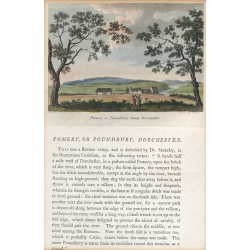 344 - John Boydell, a hand coloured plate 'exhibiting a North East View of the Town of Dorchester and of T... 