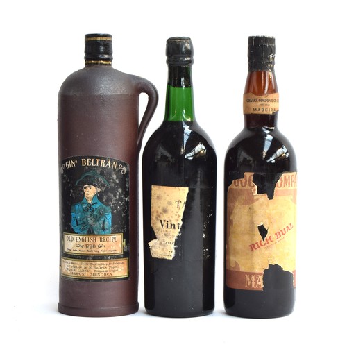 282A - Taylors Vintage Port 1970; Ginebra Beltran Old English Recipe Dry Gin 1790 