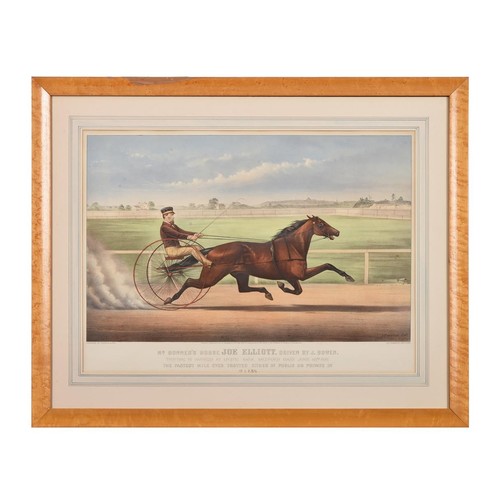 568 - Charles Hunt & Son (1803 - 1877), 'Kingcraft, Winner of the Derby Stakes at Epsom', colour lithograp... 