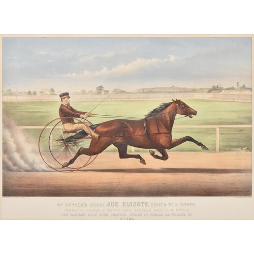 568 - Charles Hunt & Son (1803 - 1877), 'Kingcraft, Winner of the Derby Stakes at Epsom', colour lithograp... 