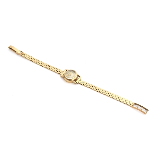 82 - A Jaeger le Coultre 9ct ladies bracelet cocktail watch, 17mm diameter, approx. 17.1g