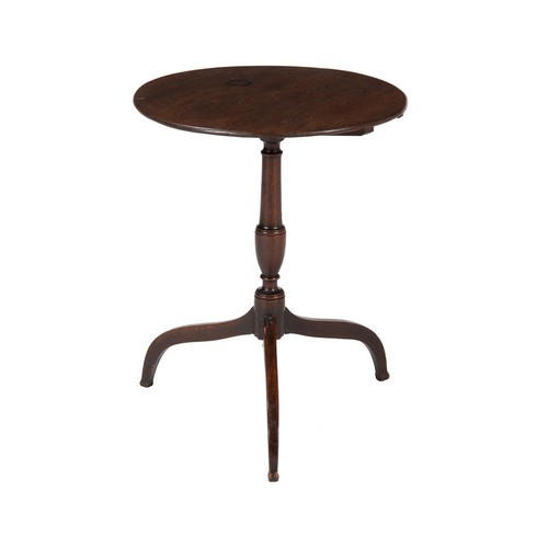 621 - A mahogany tripod table, c.1815 and later, 65cm high, 51cm diameter