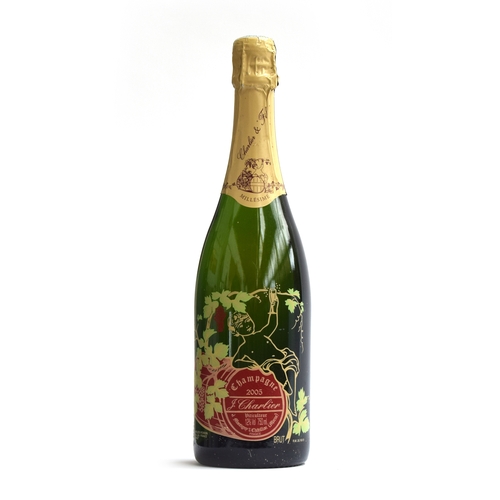 317 - 2005 Charlier & Fils Champagne Millesime Bacchus, (Sérigraphié), Brut (75cl/12%)