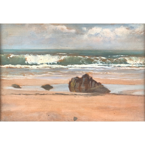380 - The Hon John Collier (1850-1934), coastal landscape, oil on board, signed, 19.5 x 28.5cm

Provenance... 
