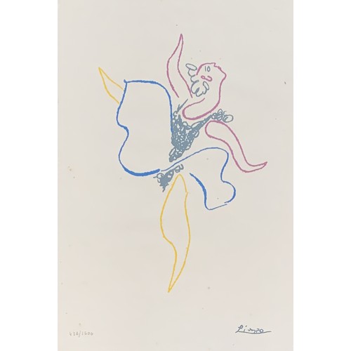 462A - Picasso, 'La Bailarina', 1954, lithograph of a ballet dancer, 437/1500, on laid paper, published by ... 