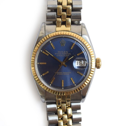 88A - A Rolex Oyster Perpetual Datejust stainless steel and gold gent's automatic wrist watch, ref. 1601, ... 