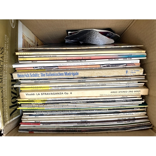 248 - A mixed box of mostly classical vinyl LPs