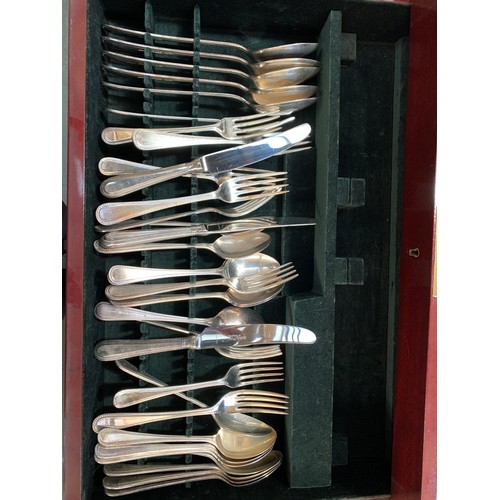 71 - Two modern fitted canteens of plated flatware by Arthur Price