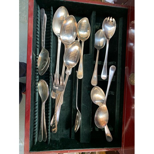 71 - Two modern fitted canteens of plated flatware by Arthur Price