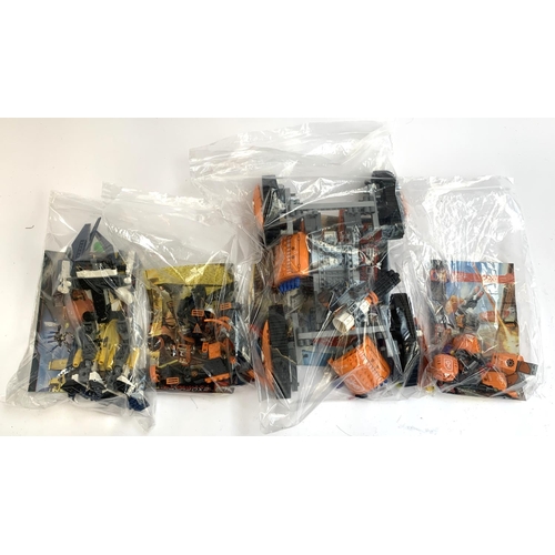 278 - Four bags of Lego Exo Force, each with manual