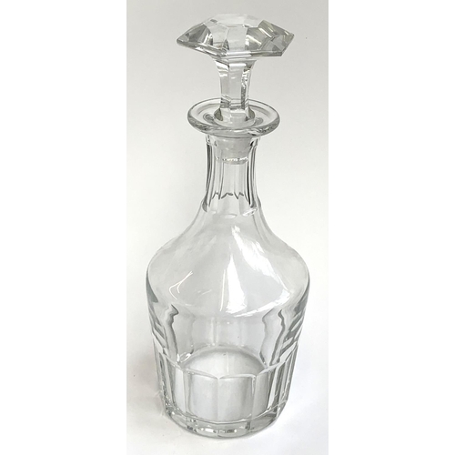 226 - A mixed lot of glassware to include Baccarat decanter; several other decanters; bonbon dish etc