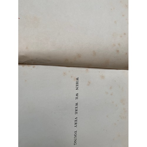 392 - A.A Milne, 'When We Were Very Young', London: Methuen & Co Ltd, 1924 First Edition