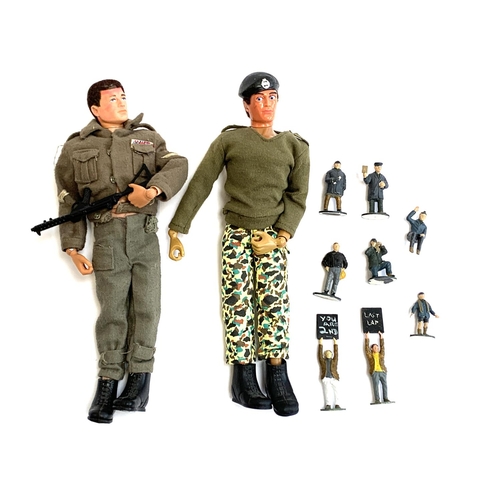 1188 - A vintage 1964 Palitoy Action Man in army uniform with boots and gun, together with a 2007 Action Ma... 