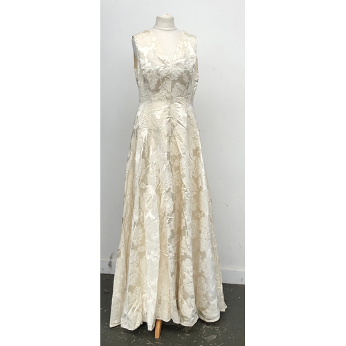 750 - A Helen Stuart vintage slip, size 36; together with two pairs of ladies undertrousers; and a wedding... 