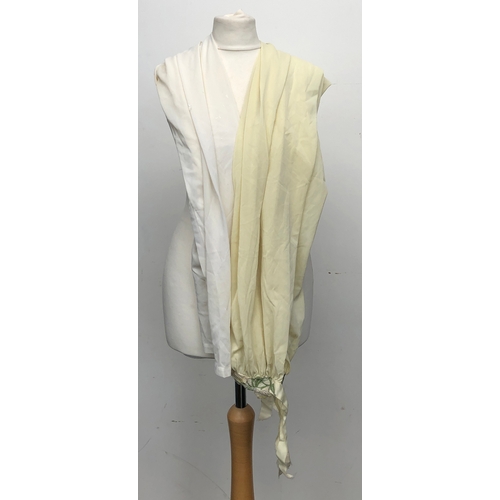 750 - A Helen Stuart vintage slip, size 36; together with two pairs of ladies undertrousers; and a wedding... 