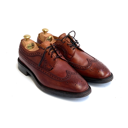 795 - A pair of Shipton & Heneage 'Oakley' brogues, size 10.5, with Dainite British sole, fitted with a pa... 