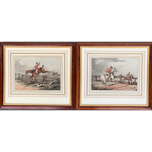 304 - After Henry Alken, pair of colour aquatints c.1818, 'Doing it no how' and 'Doing the Thing Well', ea... 