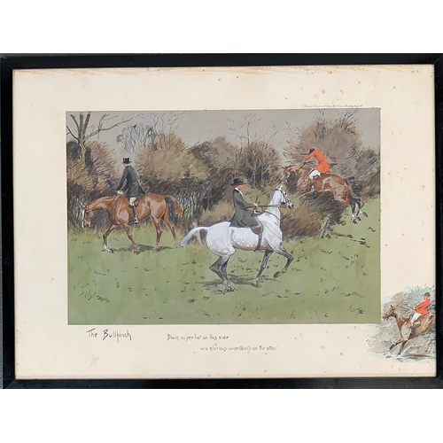 246 - After Snaffles (Charles Johnson Payne, 1884-1967), 'The Bullfinch', colour print, signed in pencil, ... 