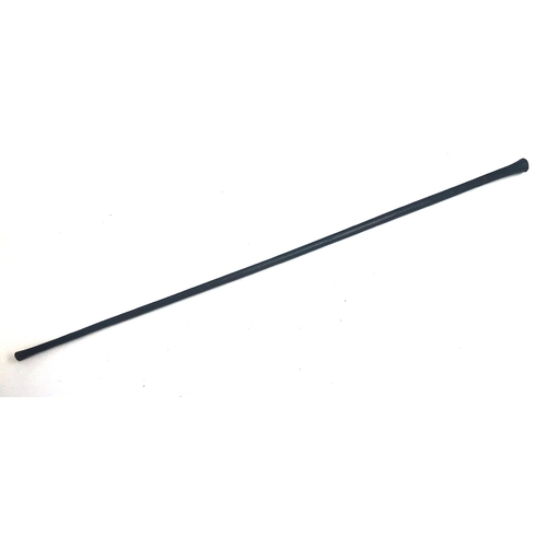 77 - An ebony swagger stick, 98cm long