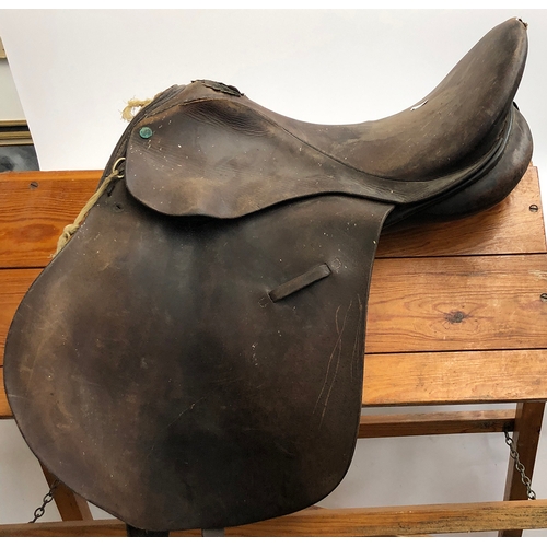 193 - Two general purpose saddles, one Wychanger, Barton, 16.5