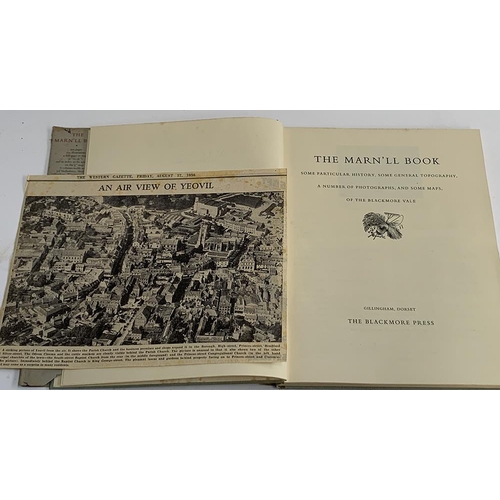 552 - Local Interest: 'The Marn'll Book: A study for a portrait of the Blackmore Vale', Gillingham: The Bl... 