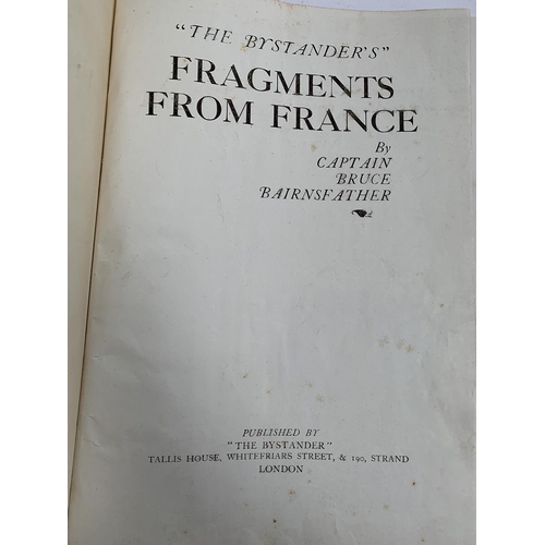 553 - Captain Bruce Bairnsfather, 'The Bystanders, Fragments from France', London: The Bystander, 8 bound ... 