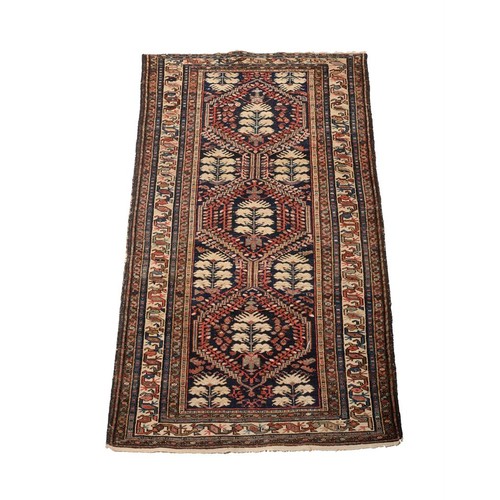 722 - Two rugs, one approximately 203 x 112cm, The second approximately 182 x 134cm