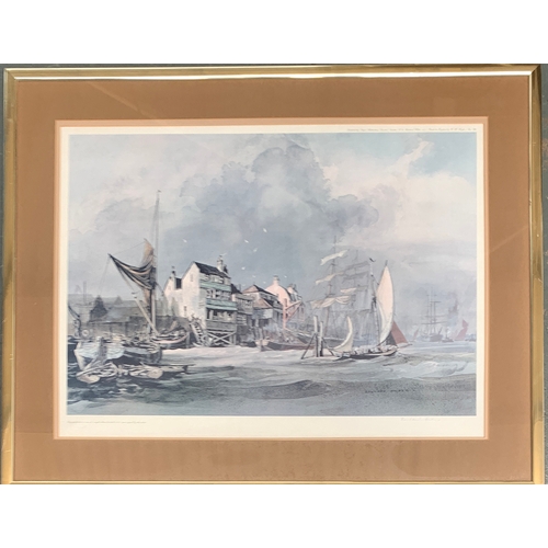 591 - After Rowland Hilder, 'Prospect of Whitby', one of a limited edition of 250, signed in pencil, print... 