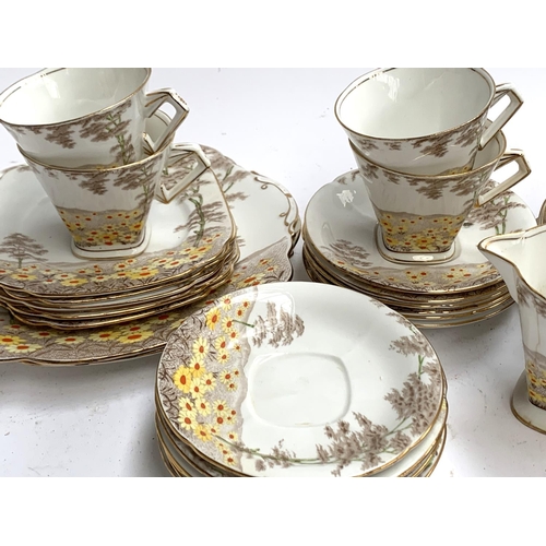 127 - A Standard China 'Daisyfield' 1920s part tea set, approx. 37 pieces