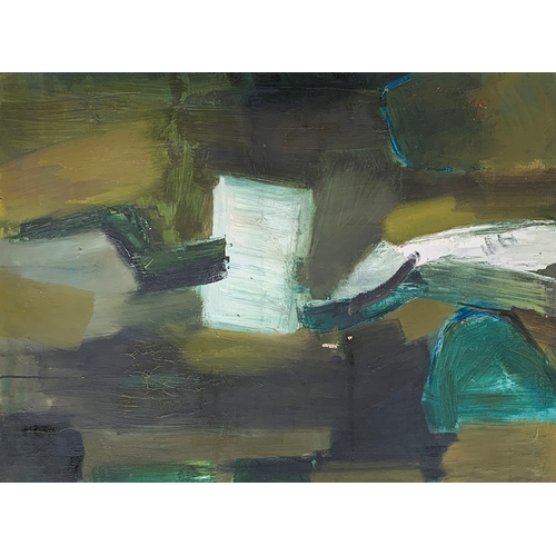 404 - Patrick Oliver (1933-2009), 'Water to Starbutton', oil on canvas, stretcher inscribed to verso, 75x1... 