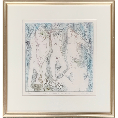 427 - Inge Clayton (Austrian, 1942-2010)'LES DEMOISELLES d'AVIGNON' 1994, signed, titled, dated and number... 