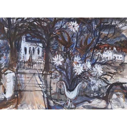 397 - Archie Sutter Watt RSW (Scottish, 1915-2005), Yorkshire Church, watercolour, signed and dated '70, f... 