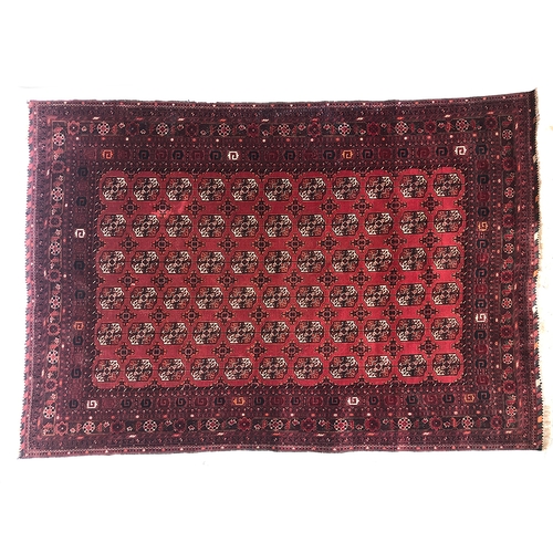 736 - A large tekke style rug, 285x208