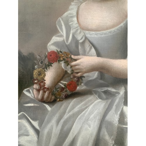 352 - Attrib. Thomas Hudson (1701-1779), Portrait of Anne Dorothy Smith-Barry 1748 - 1797, three-quarter l... 
