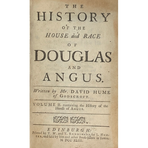 267 - Hume of Godscroft, David, ‘The History of the House and Race of Douglas and Angus’, vol II, Edinburg... 