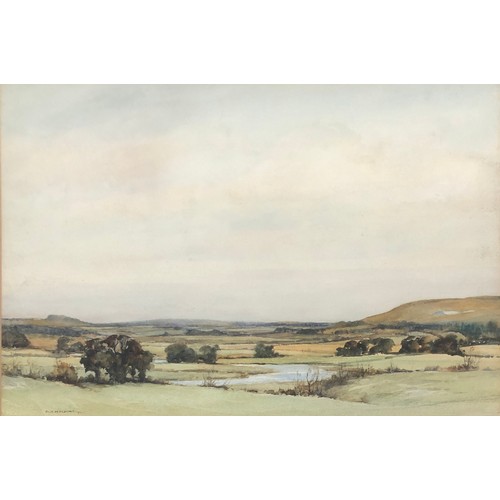 341 - Edgar Thomas Holding R.W.S. (1890-1952) rural landscape, watercolour, signed lr.lt. 36 x 53cm