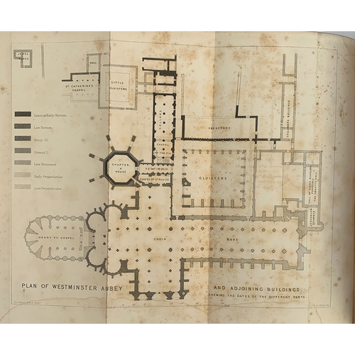 293 - Scott, Giles Gibert: 'Gleanings from Westminster Abbey', Parker, London and Oxford, 1861 in full lea... 