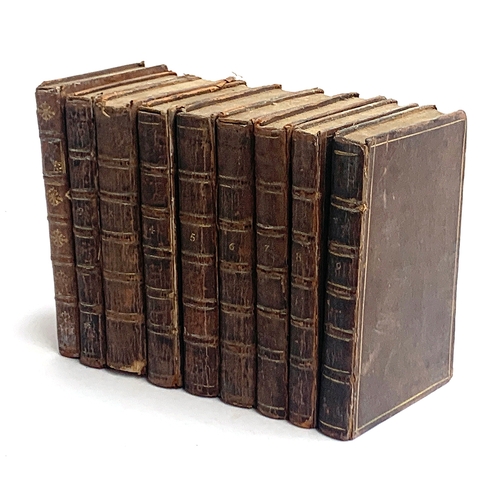 301 - Pope, Alexander: 'The Works of Alexander Pope Esq'; 9 volumes. London 1753 (except Volume 1: 1766). ... 