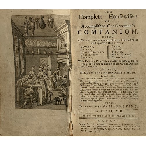 308 - Smith, E., 'The Complete Housewife OR, Accomplished Gentlewoman's COMPANION being a COLLECTION of up... 