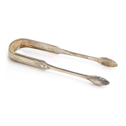 101 - A pair of George III Scottish silver sugar tongs by John Zeigler, Edinburgh 1812, 1.7ozt