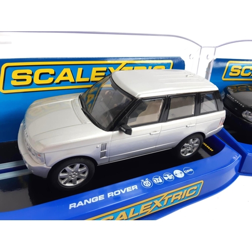 123 - A Scalextric Range Rover 'Street Car', boxed, together with a Range Rover 'Black', boxed